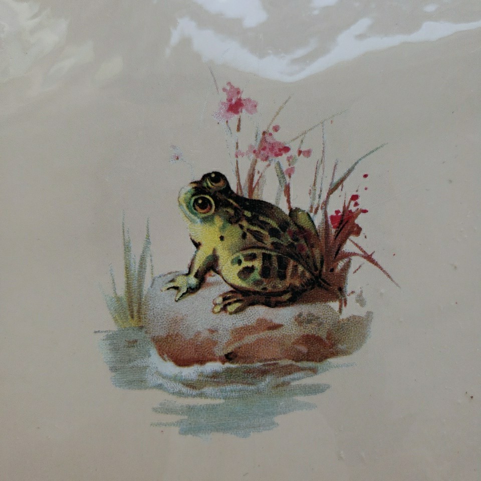 Vintage Blank Note Card Courtier Fine Arts Frog & Toad