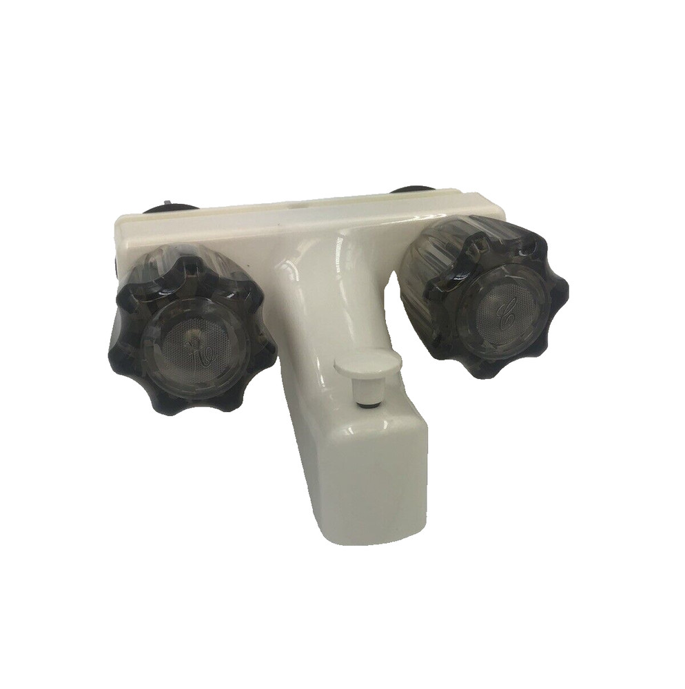 4" Tub and Shower Diverter Faucet Biscuit/Smoke for RV/Camper/Mobile Home