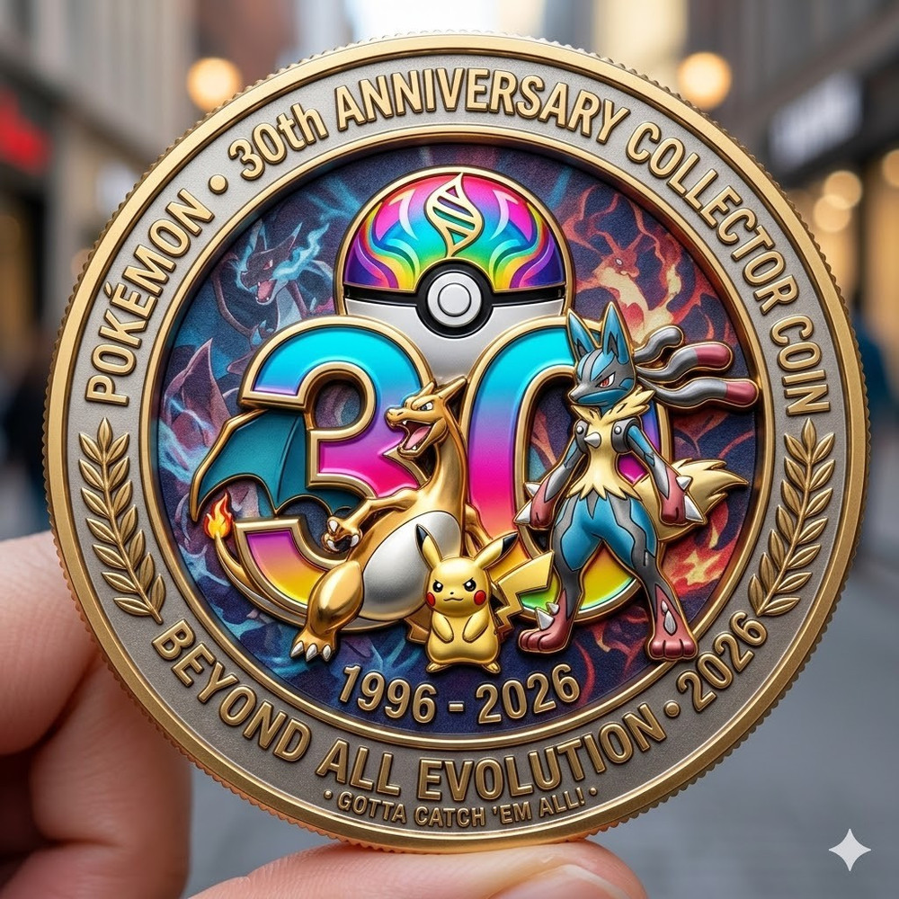 Pokemon 30th Anniversary Commemorative Coin
