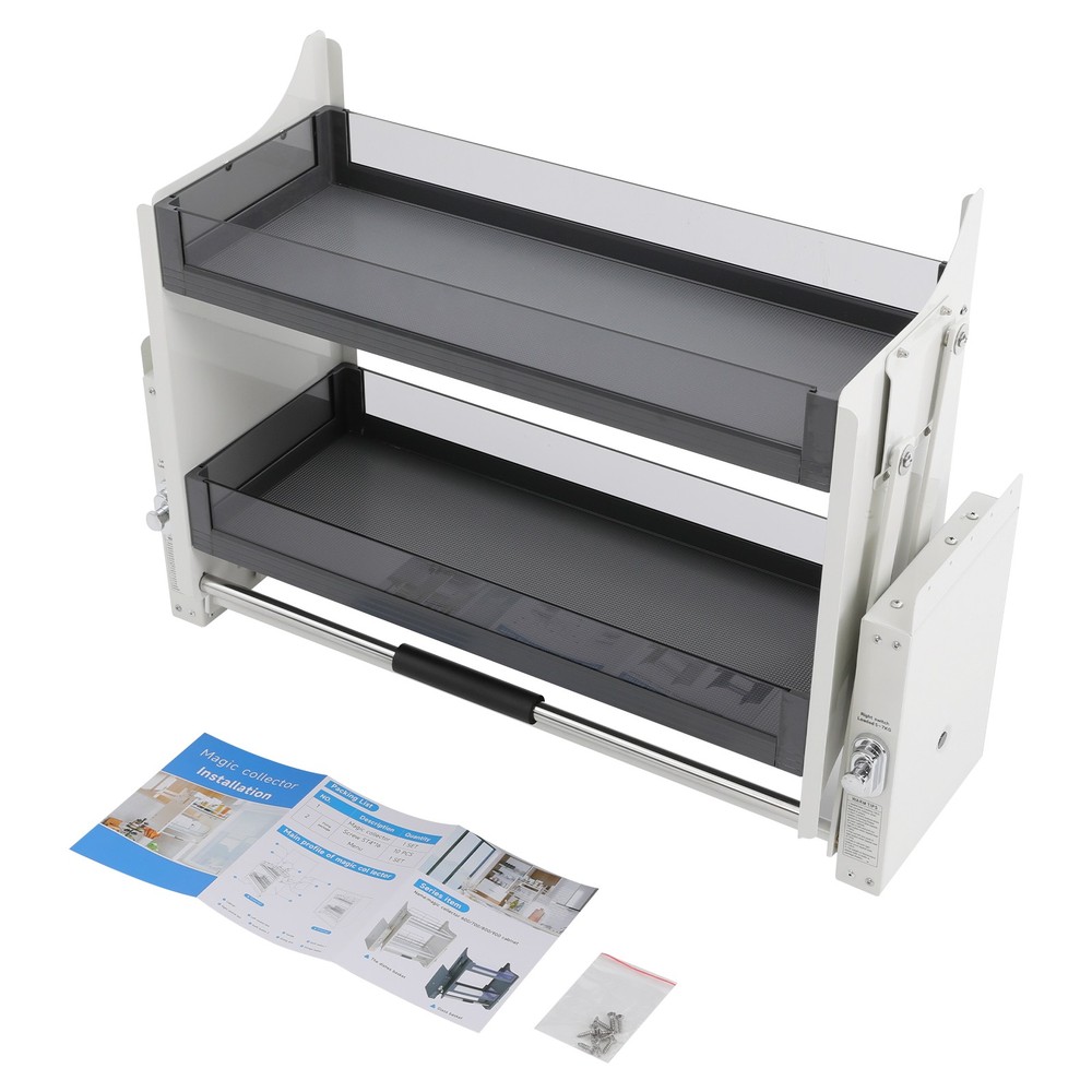 Pull-down Shelf Pull-down Shelf for Kitchen Upper Cabinets Kitchen Storage Rack