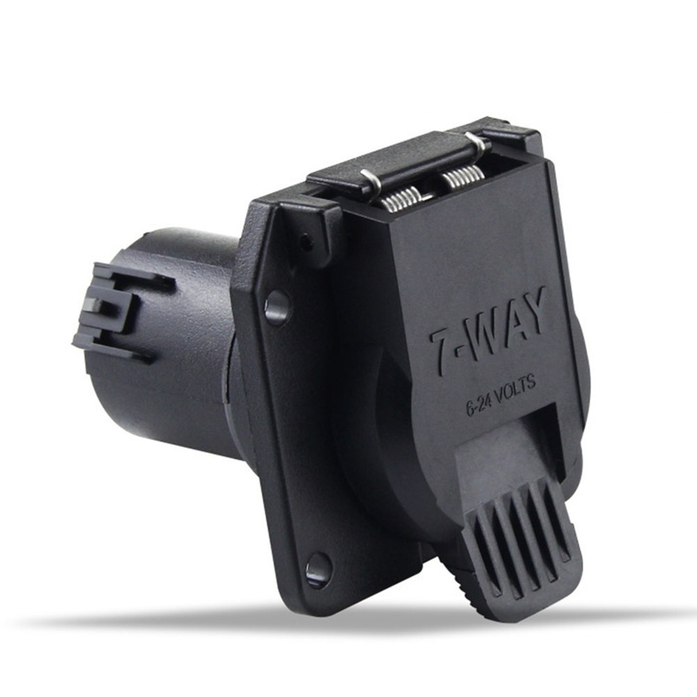 Trailer Socket Adapter 6-24V 7 Pin Power High Quality Socket Connector Accessory