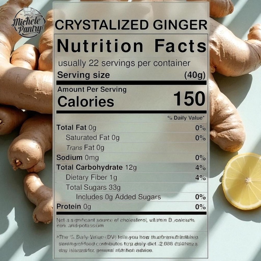 Michele's Pantry Sun Dried Crystalized Ginger 4 lbs.