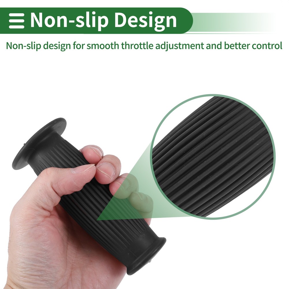 1" 25mm Motorcycle Knobs Handlebar Cover TPU Black #2