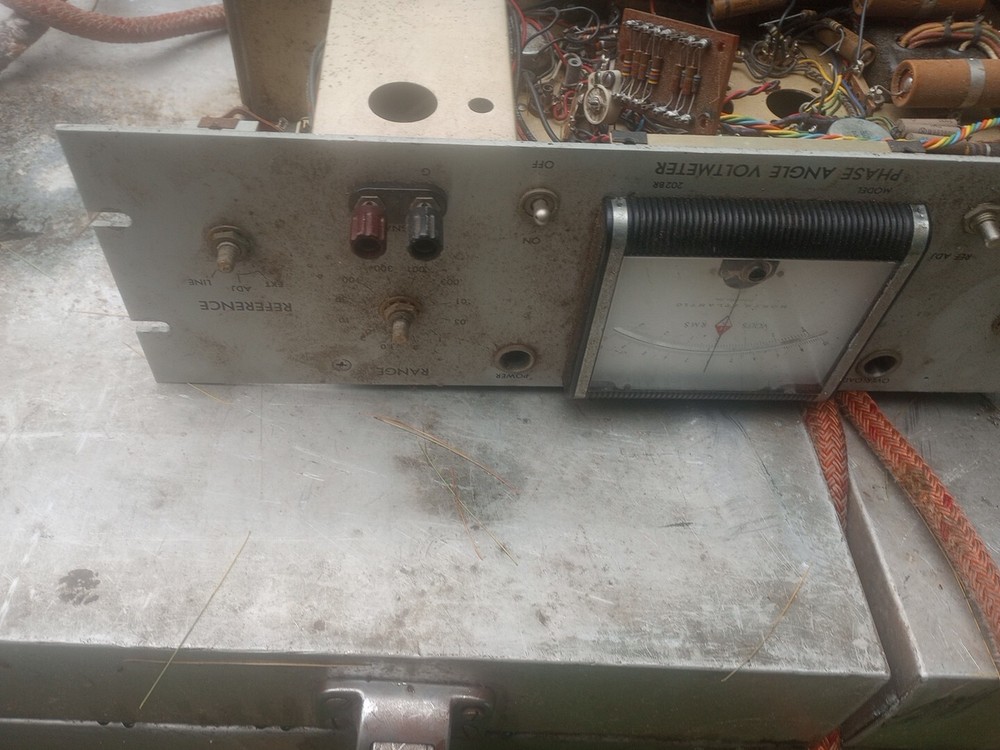 Vintage Phase Angle Voltmeter