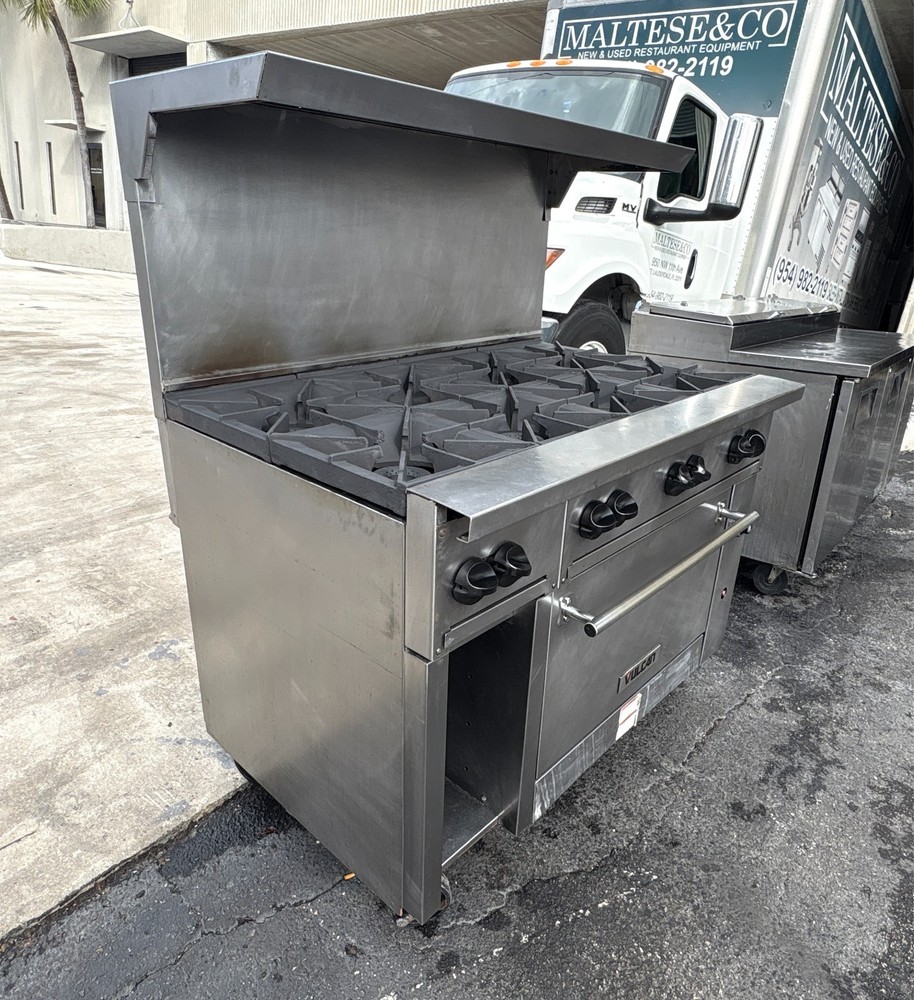 Vulcan 8 burner Range Oven - Model - 48s-8bn