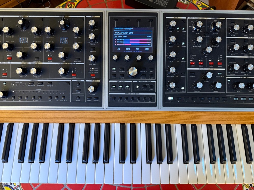 Moog One 8-Voice 61-Key Polyphonic Analog Synthesizer