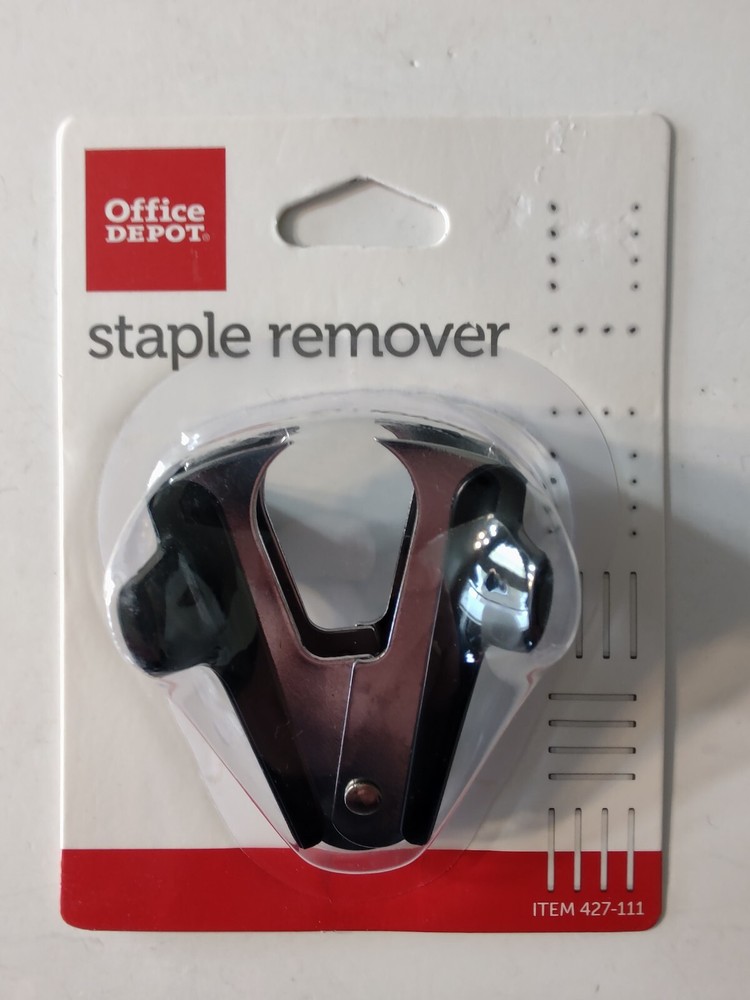 Office Depot Staple Remover, Black New in Package
