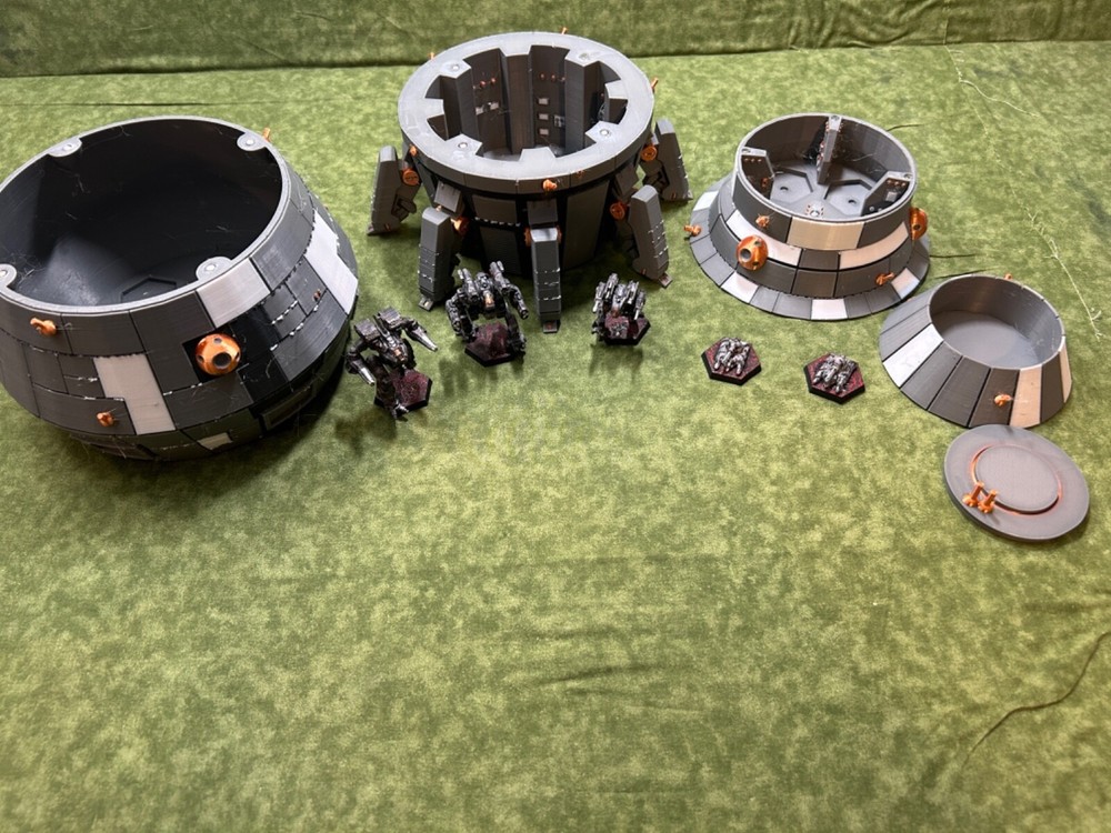 Mech Scale Behemot Class Drop Ship With Storage | Unpainted 1/285 or 6mm scale