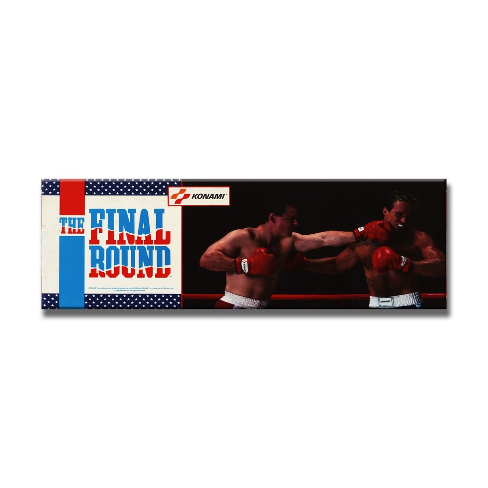 The Final Round Premium Arcade Marquee Insert Reproduction Header Backlit