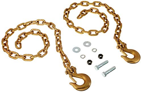 49150 Safety Chain Kit , Silver , Black