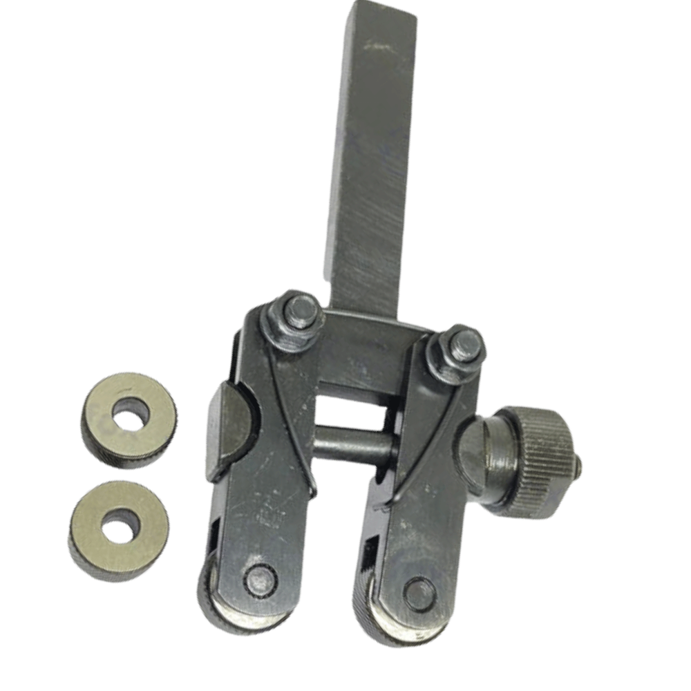 INDUSTRIAL KNURLING TOOL + FOUR WHEELS ENGINEERING LATHE TOOLS