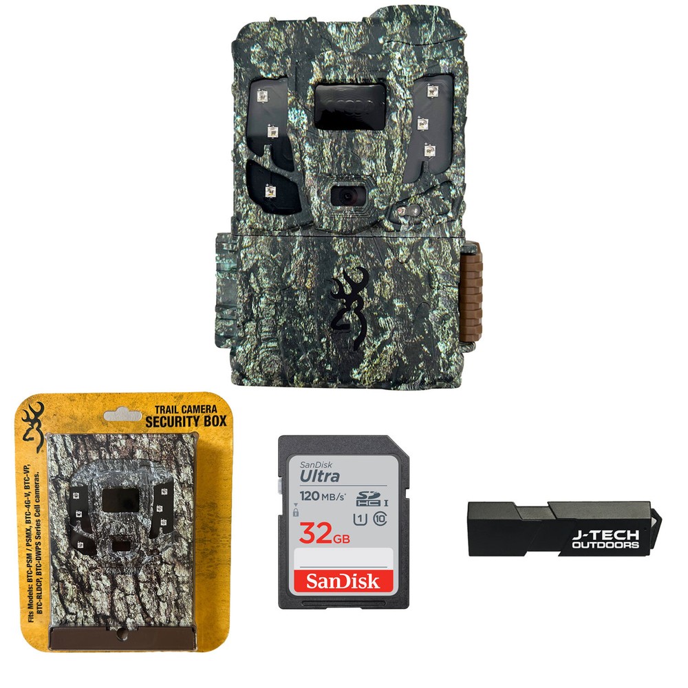 Browning Defender Pro Scout MAX Extreme HD Cellular Trail Game Cam Security Kit
