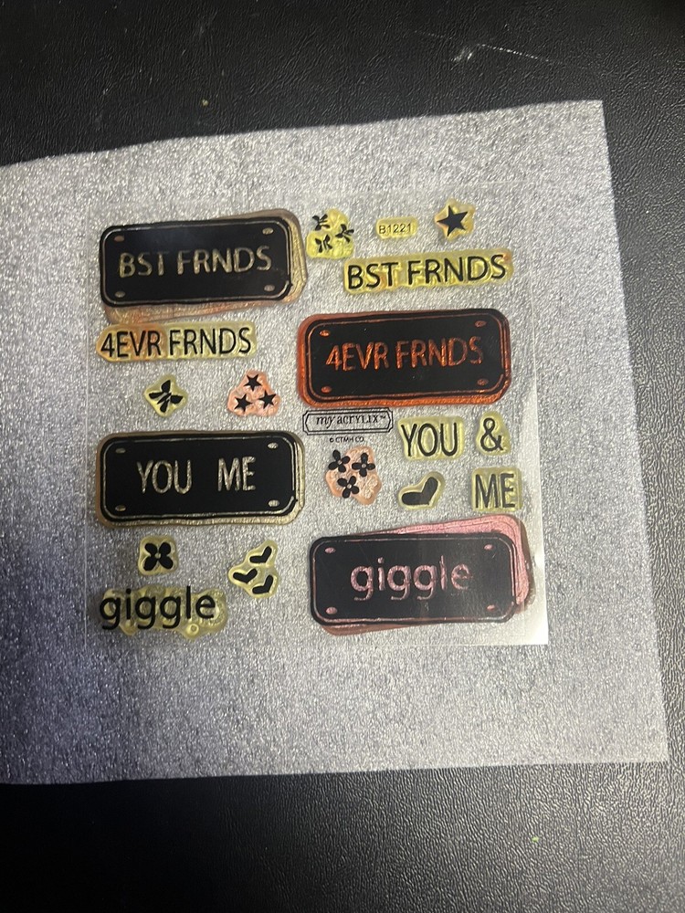 Assorted￼scrapbooking stamps And Blocks