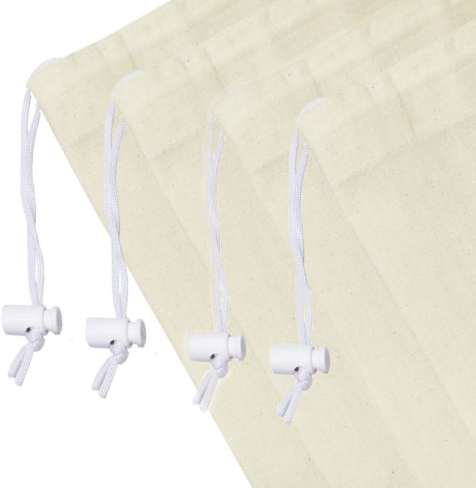 Extra Large Laundry Bags -4 Pack Heavy Duty Durable Cotton Canvas Drawstring ...