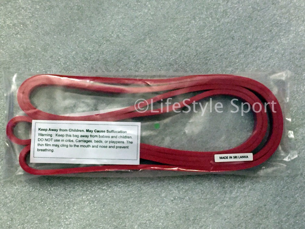 Jump Stretch Flexband Red Mini Band #2 25 Pound Pull-Up  Power-Lifting