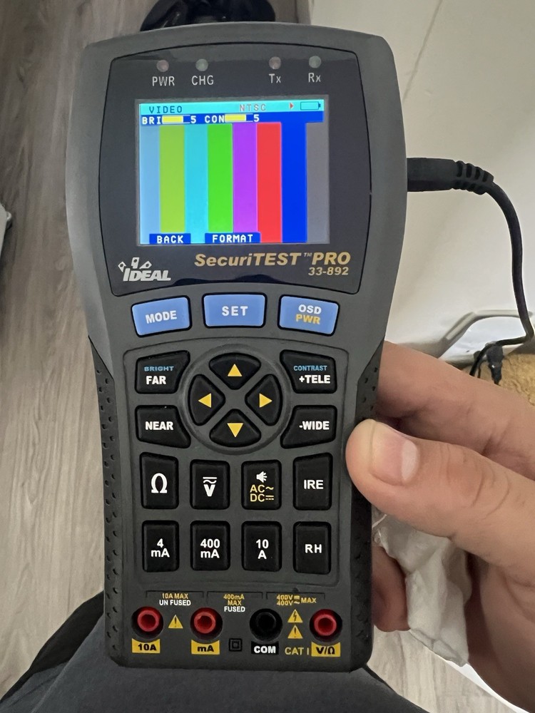 IDEAL NETWORKS 33-892 SECURITEST PRO MULTI-FUNCTION CCTV