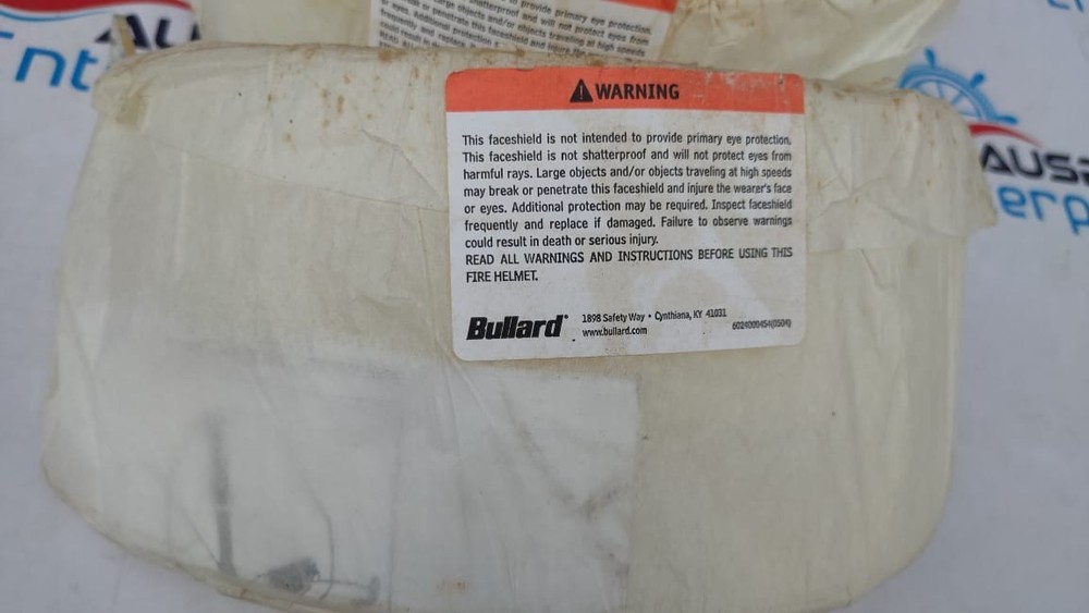 BULLARD R330, 4" FIRE HELMET FACE SHIELD