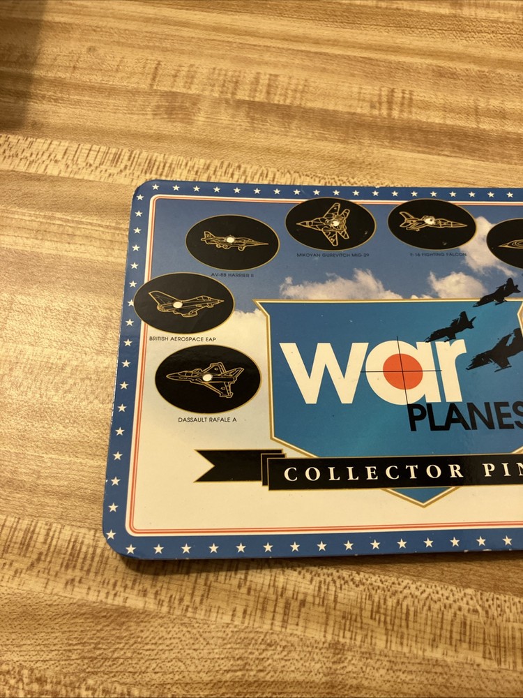 War Planes Collection Pins- Display Only- NO Pins