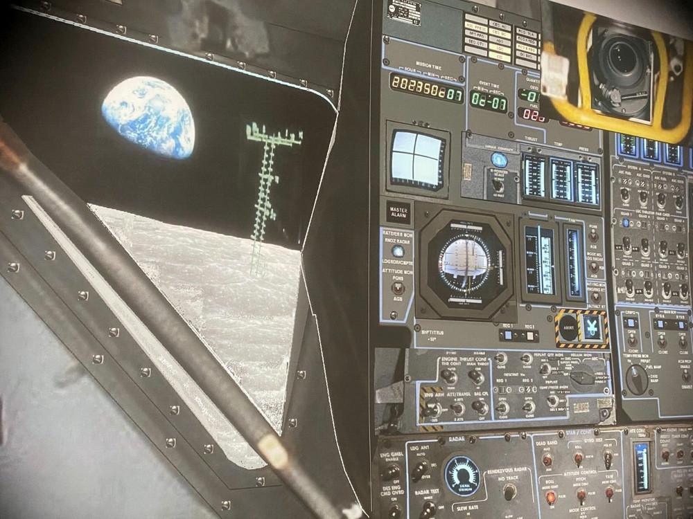 APOLLO 11 Star LEM Cockpit panel Trek Guidance Computer space Poly prop NEW