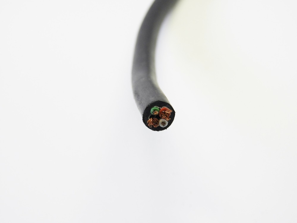 Whitney Retractable Coil Cable 4-Conductor Coiled Type SO Power Cord Cable 70"