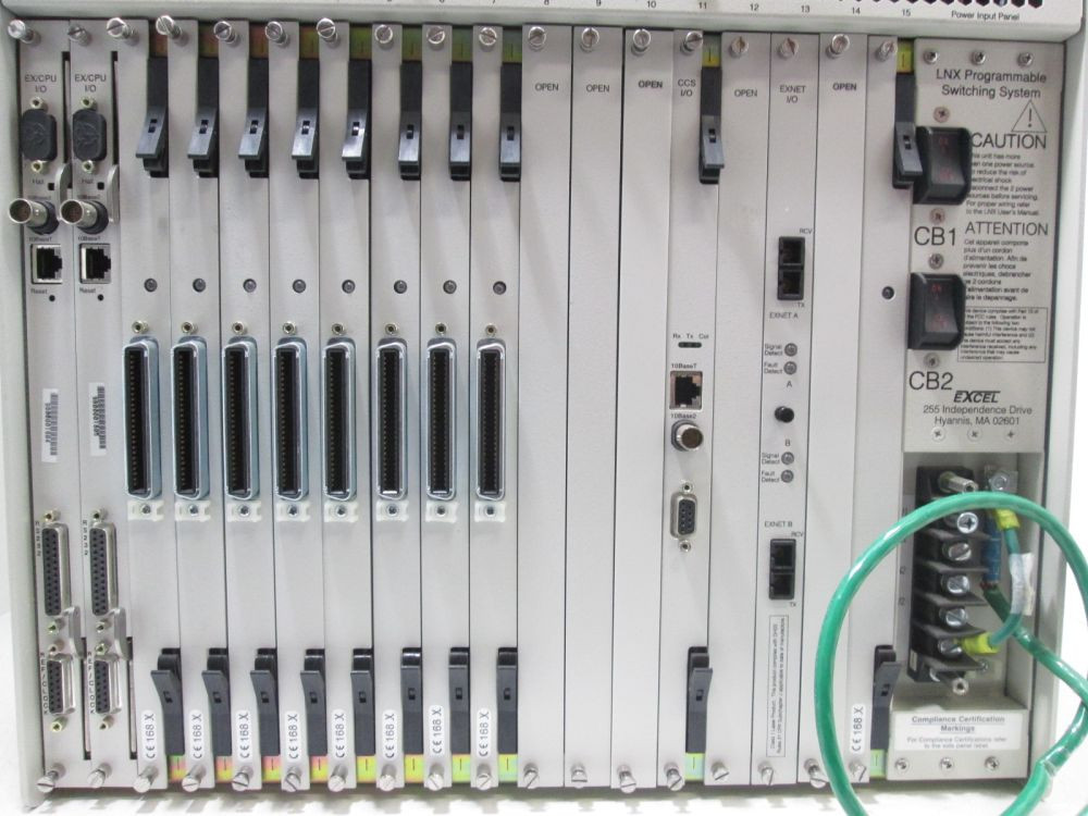 Loaded! LUCENT EXCEL LNX-EXC-1100 EXS-2000 (LNX-2000) SWITCHING CHASSIS