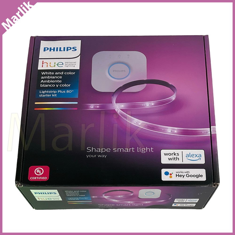 Philips Hue Shape Smart Lightstrip + 80" Starter Kit Personal Wireless Lighting