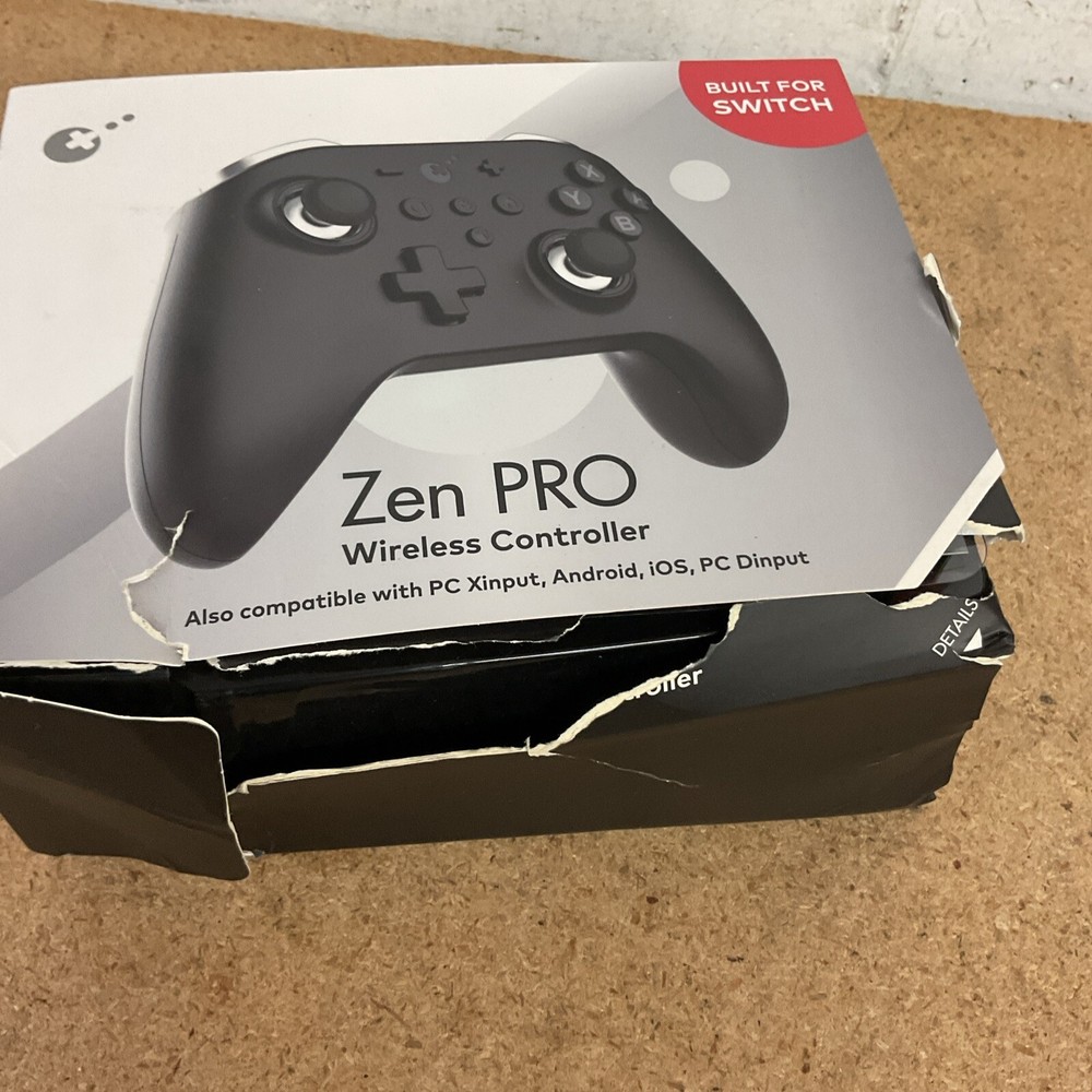 ZEN PRO Wireless Gaming Controller - Black New Damaged Box