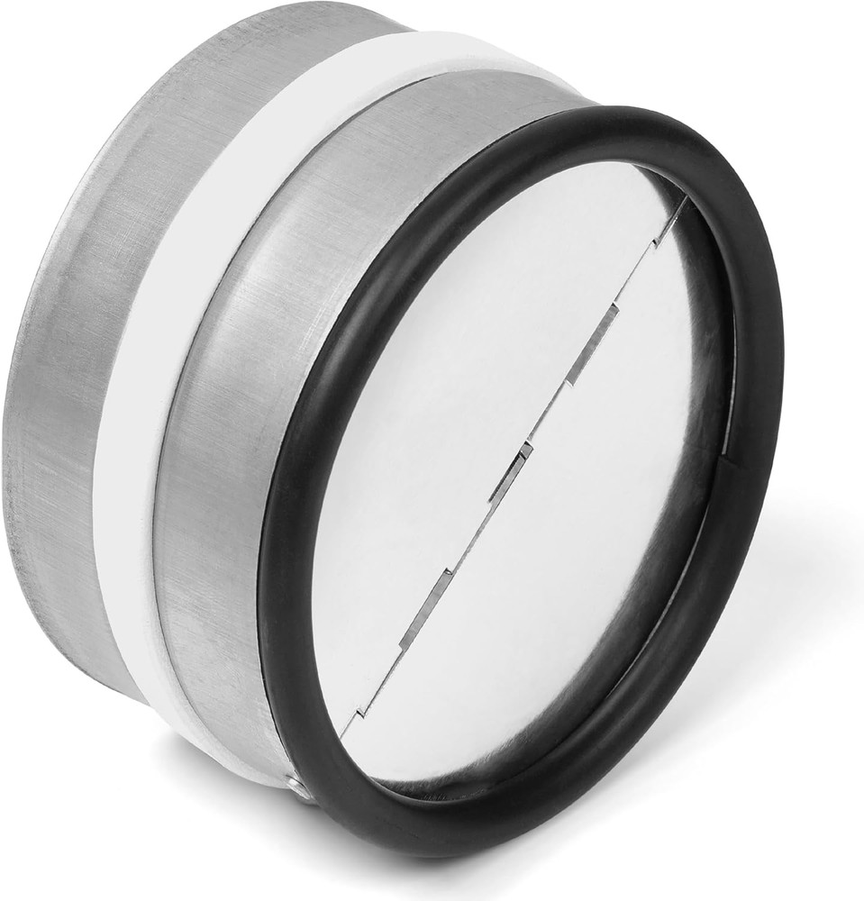 ® RKI 4" Inline Backdraft Damper – One-Way Airflow Check Valve for Ducting – Spr