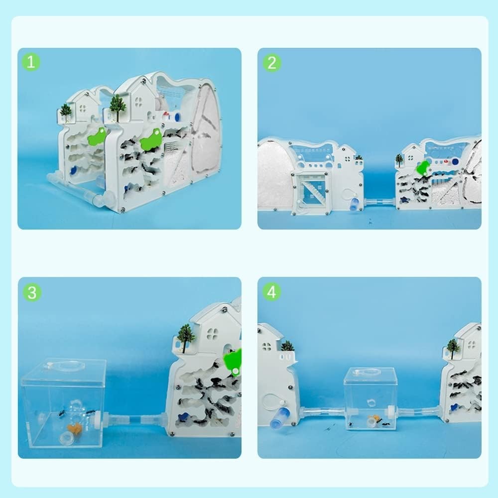 Expandable Ant Farm Castle Science Kit - 2PCS For Engaging Learning Experience
