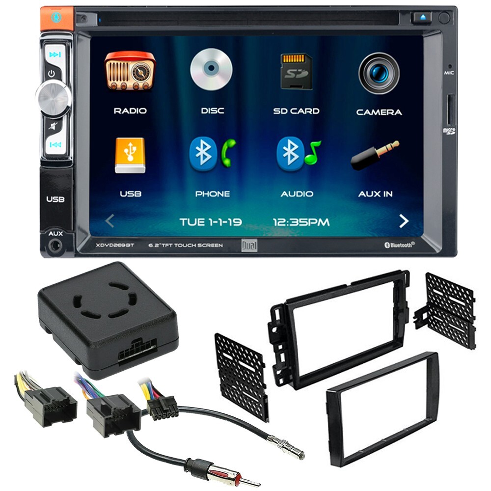For 2007-2013 Silverado Bluetooth Car Stereo install Kit & Chime Warning harness
