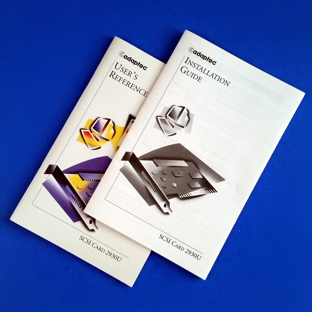 Adaptec 2930U PCI SCSI Host Adapter User's Reference & Installation Guide Manual