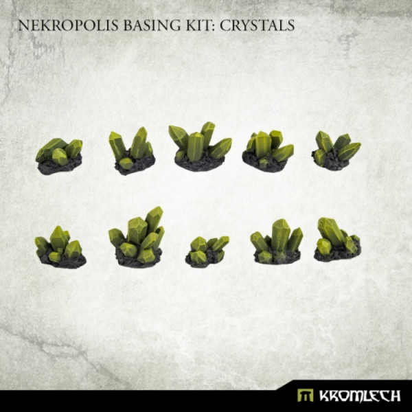 Kromlech Conversion Bitz Nekropolis Basing Kit Crystals (10) (*See Per Order Fla