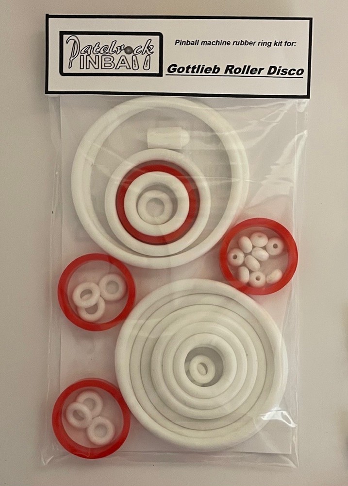 1980 Gottlieb Roller Disco Pinball Machine Rubber Ring Kit