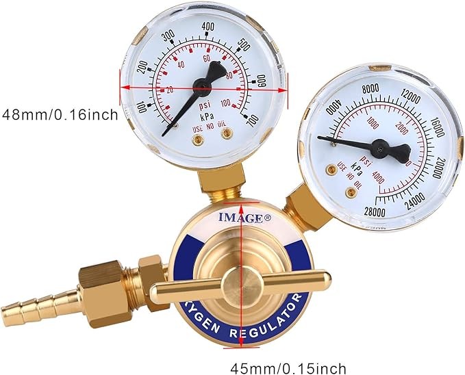 Welding Oxygen Regulator Gauges