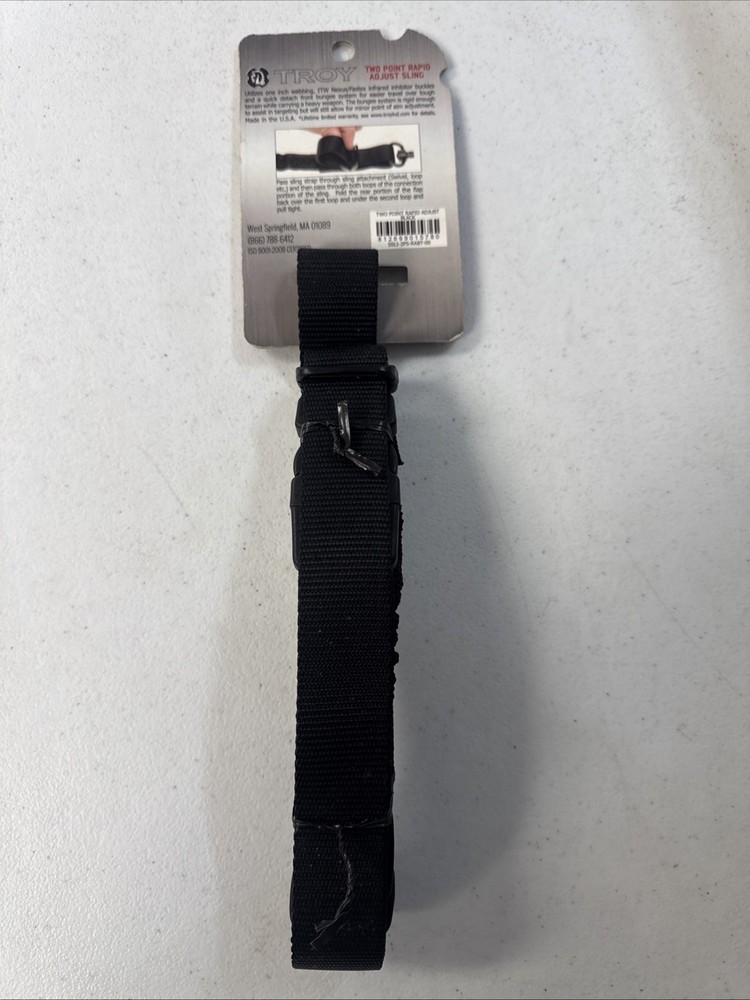 Troy 2-POINT RAPID ADJUST BATTLE SLING - BLK