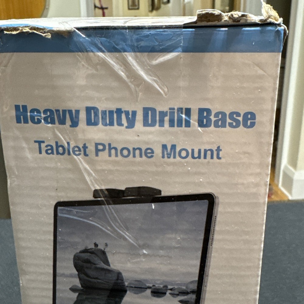 Heavy Duty Drill Base Tablet Phone Mount