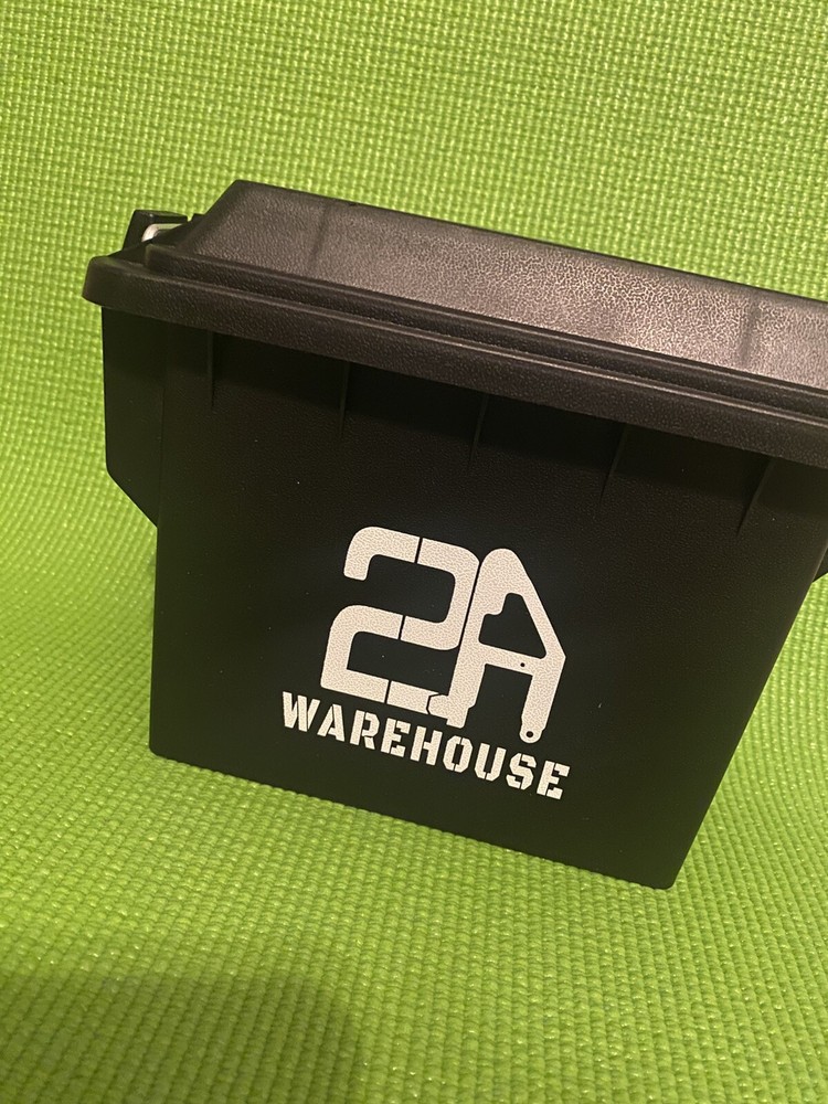 2A Warehouse Empty Plastic Ammo Box Snapping closures 6”x4”x 6”
