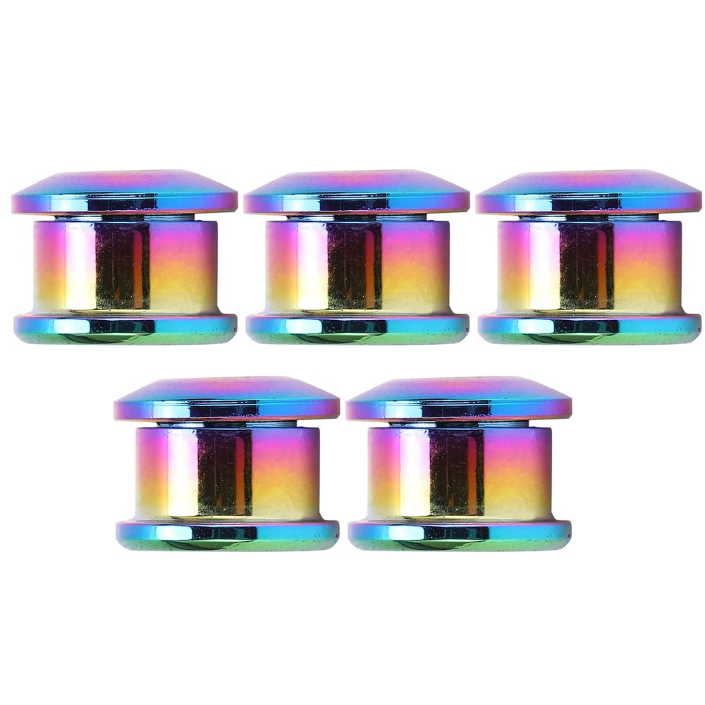 (Multicolor)5Pcs Chainring Bolts RustProof Easily Install Disc Screw CH