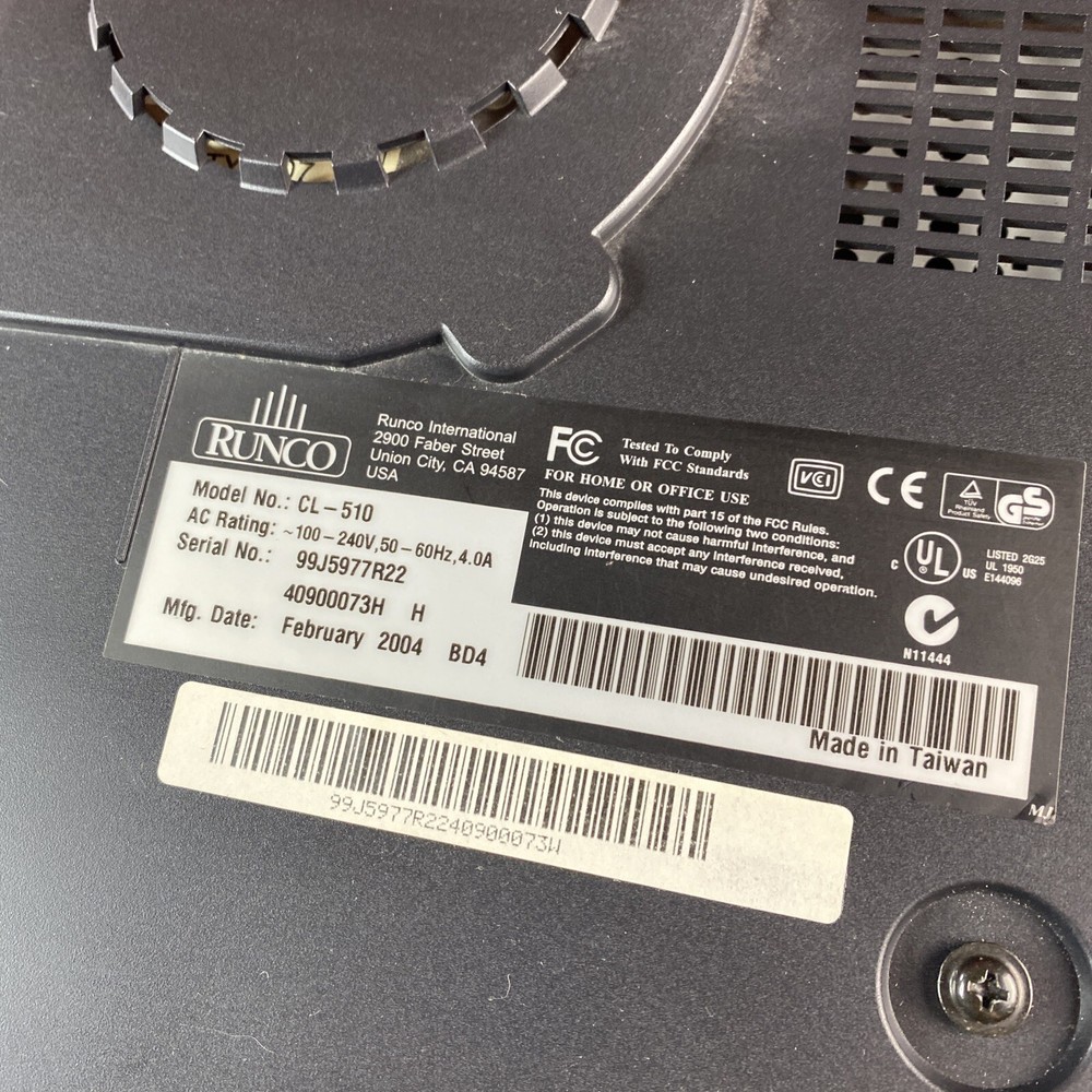 Runco Reflection (CL-510) Home Theater Projector