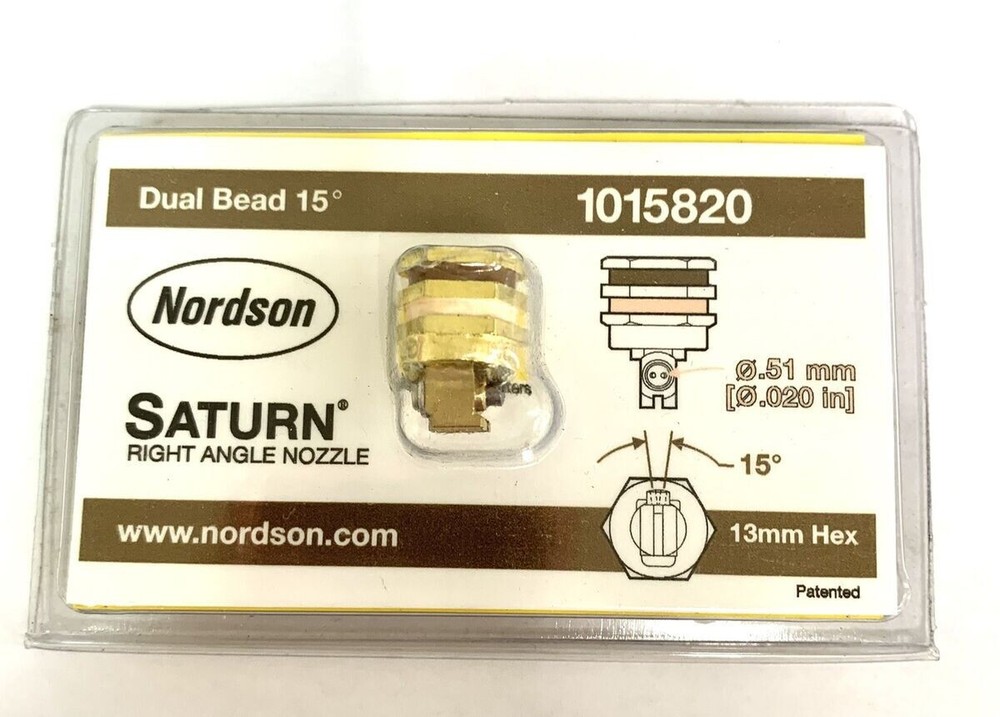 Nordson Saturn Nozzle 1015820 Right Angle