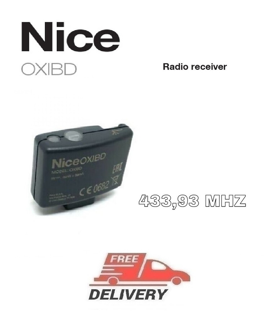 NEW Original Nice OXIBD Receiver 433,93 MHZ Bi-Directional Genuine