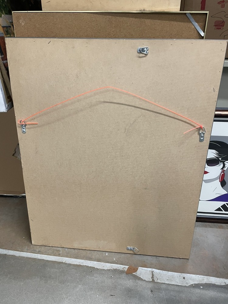 solid wood mirror vintage