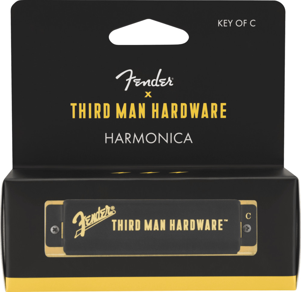 Genuine Fender x Third Man Hardware Harmonica, Black, C