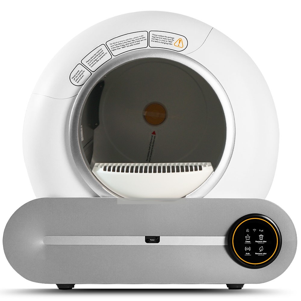 Self Cleaning Cat Litter Box:Automatic Cat Litter Cleaning Robot Large 65L Space