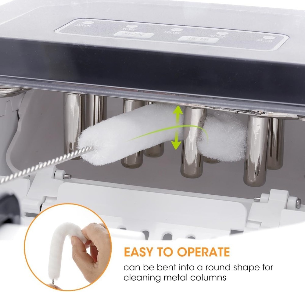 Versatile Ice Maker Cleaner Brush Set: 10 Tools for Deep Cleaning Solutions