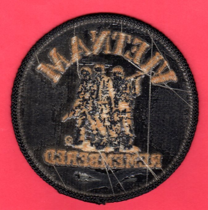 Vietnam Remembered Patch 3" Old Store Stock