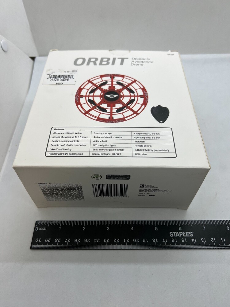 Sky Rider Orbit Obstacle Avoidance Drone DR150 Red