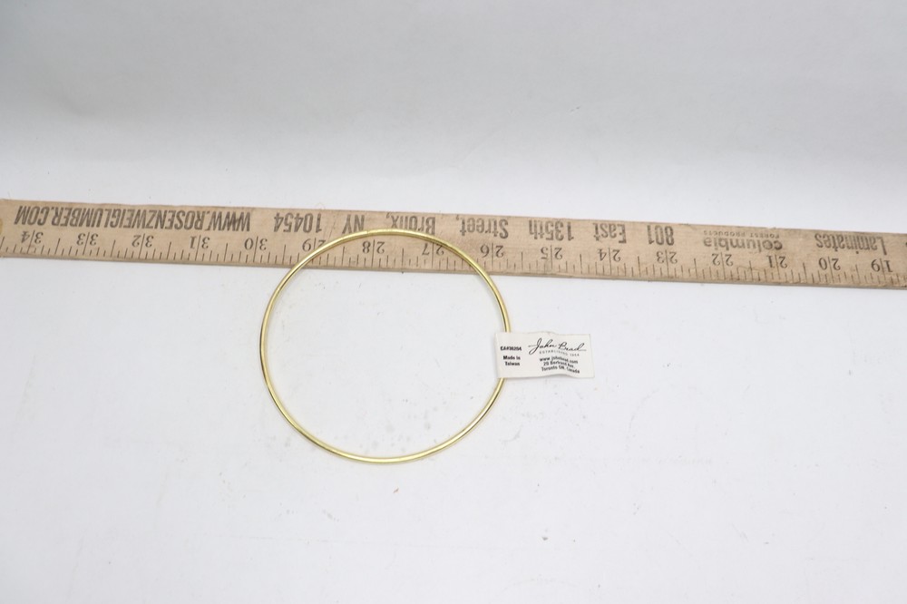 5PK John Bead Ring Metal 4" 83021586