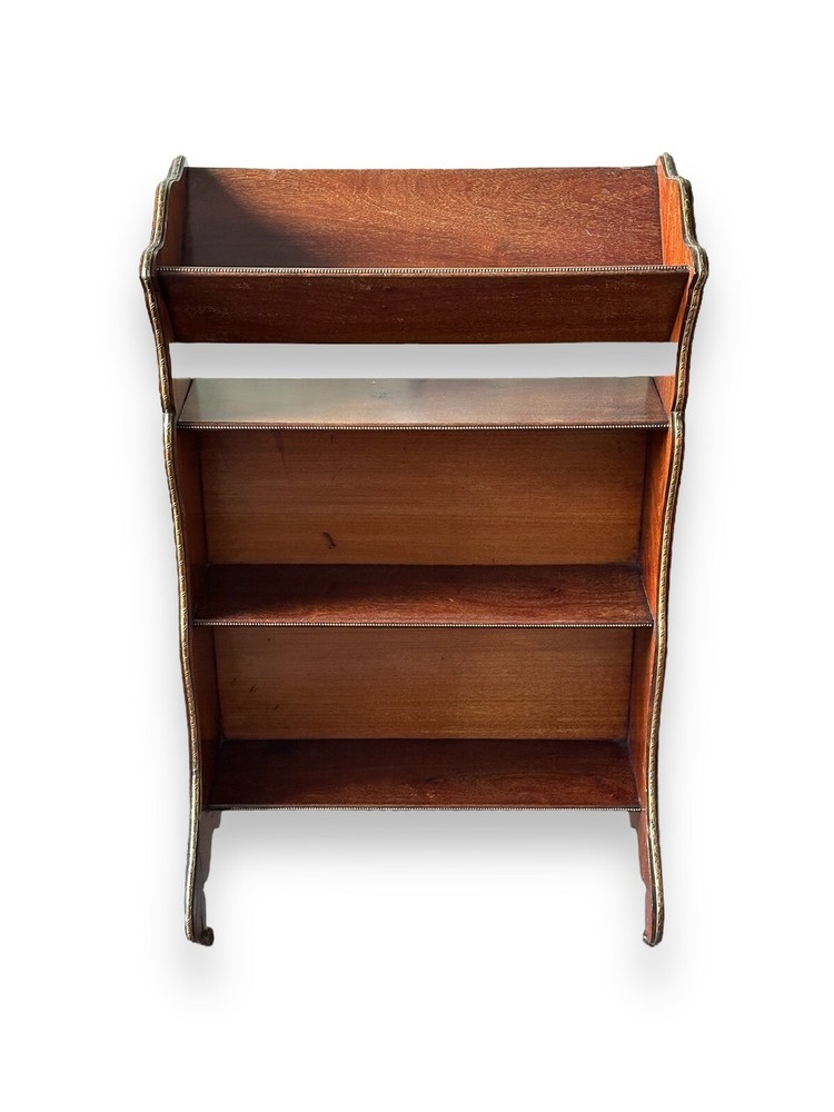 Antique Petite Bookcase on Casters