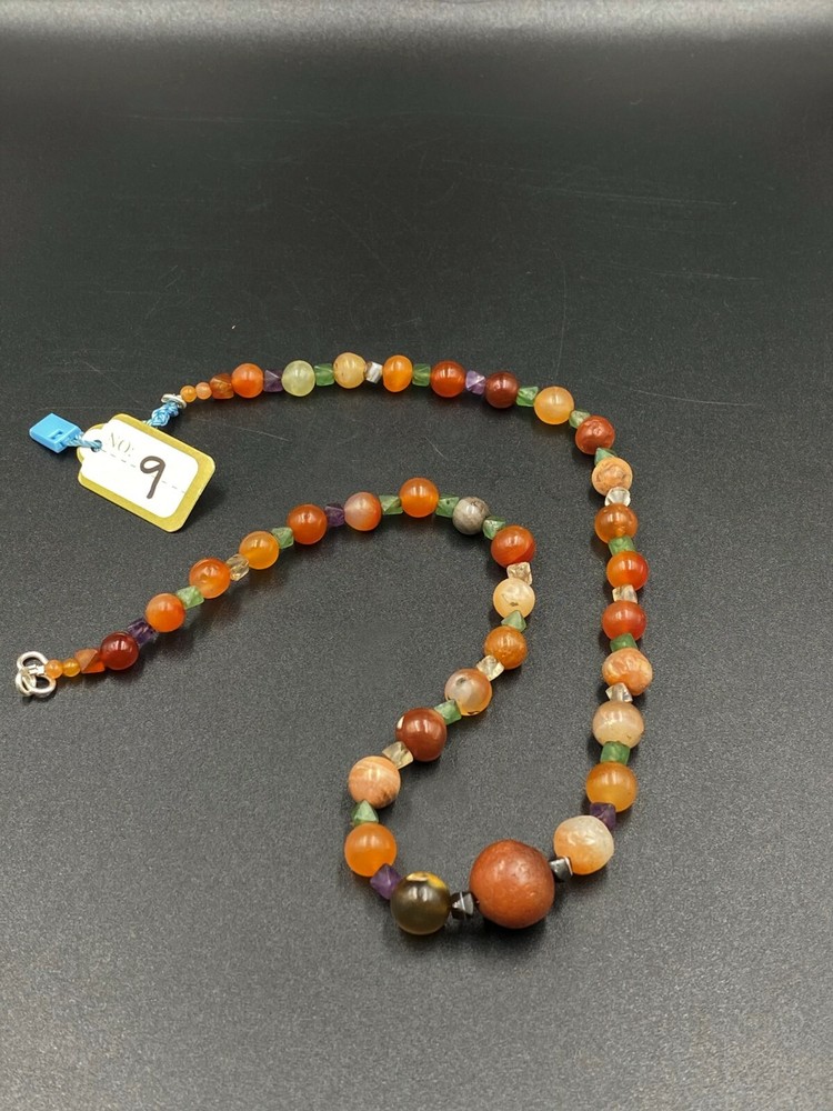 Old Ancient Antique Indo Greco Bactrian Old Beads Necklace
